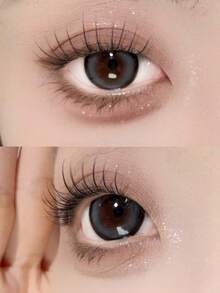 80 件/包 女士自然 C 卷假睫毛，可重复使用睫毛延长睫毛簇，睫毛簇，单根睫毛，睫毛，假睫毛