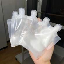 10pcs Travel Bottles Set, 100ml/50ml/30ml Portable Refillable Containers For Face Wash, Shampoo, Conditioner, Body Wash Back To School