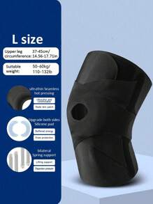 1 New Tenth Generation Japanese Sports Patella Strap, Ultra-Thin Cycling Adjustable Basketball Fitness Knee Pad, Lycra Fabric Is More Skin Friendly And Comfortable, Suitable For Both Left And Right Legs, Suggest Taking A Smaller Size