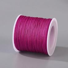 1pc/Lot 0.8mm 50M/Roll Nylon Cord Thread Chinese Knot Macrame Cord Bracelet Braided String DIY Tassels Beading Shamballa Thread - Jade Line - View 24