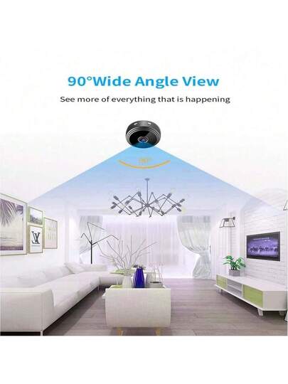 A9 Mini Camera: 2.4G WiFi HD IP Camera Night Vision, Slimme Home Security, Remote Mobile View, Motion Detection Alert Baby Monitor view 7