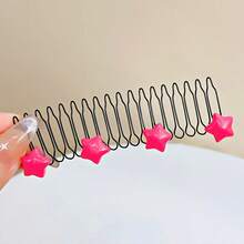 1pc Children's Hair Clip For Fixing Baby Hair, Hair Styling Tool For Girls, Invisible Hair Clip - Multicolor - View 12