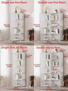 1 chiếc tủ quần áo di động, tủ sách hình khối đa năng, kích thước 31,5"x15,7", giá để đồ trưng bày độc lập có rèm, kệ sách cho phòng ngủ và phòng khách, món quà Giáng sinh và Lễ tạ ơn tuyệt vời nhất - trắng - Xem 12