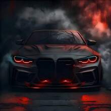 1pc, 5D Super Sports Car Diamond Painting Kit, DIY Full Round Diamond Embroidery Craft Canvas Home Decoration - 29.97cm X 29.97cm, Suitable For Living Room, Bedroom, Study, Multi-Purpose - Multicolor - View 2