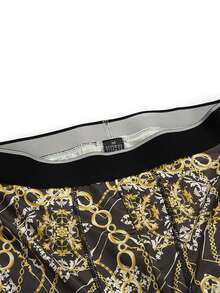 Men's Fruit Print Boxer Briefs, Fashionable And Suitable For Summer - Black - View 3