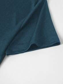 Plus Size Men's Ombre Lightning Print Fashion Short Sleeve Round Neck T-Shirt