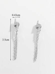 1 par de pendientes de botón con diseño de rayo de plata de ley 925 con circonita cúbica, con estilo vintage y único, adecuado para uso diario, citas, fiestas, aniversarios de boda, un regalo personalizado