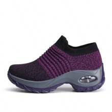 Zapatillas casuales de moda para mujer, zapatos deportivos cómodos de malla transpirable, zapatillas de amortiguación 'Pillow' para estudiantes, modelo 2025