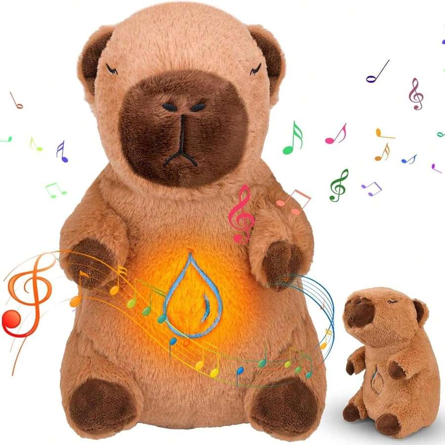 Juguete de peluche relajante con sonido - Café integral - Ver 1