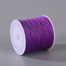 1pc/Lot 0.8mm 50M/Roll Nylon Cord Thread Chinese Knot Macrame Cord Bracelet Braided String DIY Tassels Beading Shamballa Thread - Jade Line - View 27