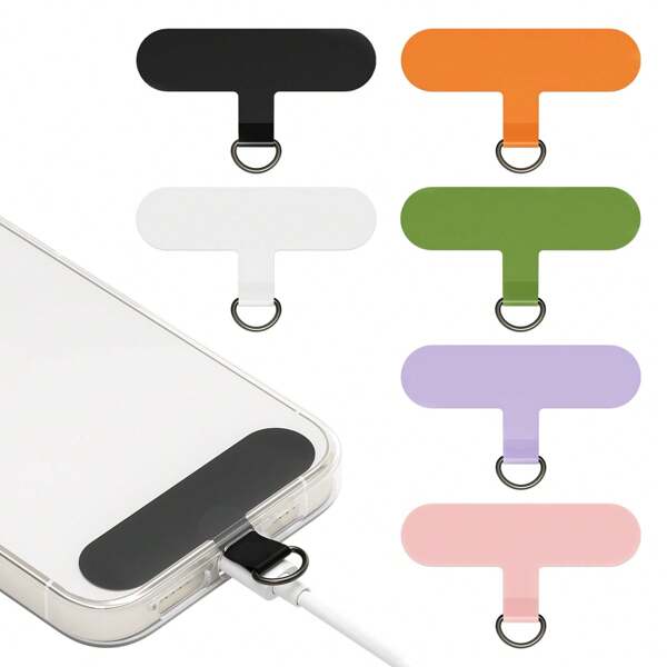 2Pcs Phone Tether Tab Compatible With Iphone, Cell Phone Lanyard Patch, Phone Strap Replacement Part For All Full Phone Cases
