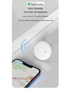 Bicycle Hidden Anti-Theft Locator, Bicycle Anti-Theft, Bicycle Locator, Outdoor Non-Stop, Group Tracking, Remote Precise Search, One-Button Calling Device, Long Lasting Battery, IP67 Waterproof, GPS Tracker Compatible With "Find My Global" Platform, Suitable For Cycling, Locating, Anti-Theft, Outdoor, Bicycle, Bicycle Accessories, Road Bike, Mountain Bike, Skateboard, Motorcycle, Pet Anti-Loss, Only Supports IOS