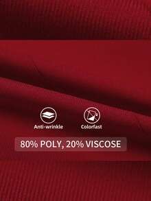 Red Young Boys Suits, 2 Pieces Suit, Vest, Pants, Tie, Bowknot - Burgundy - View 8