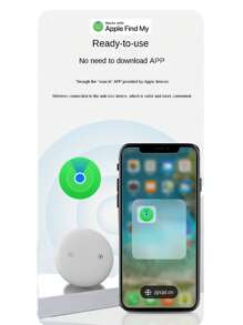 Bicycle Hidden Anti-Theft Locator, Bicycle Anti-Theft, Bicycle Locator, Outdoor Non-Stop, Group Tracking, Remote Precise Search, One-Button Calling Device, Long Lasting Battery, IP67 Waterproof, GPS Tracker Compatible With "Find My Global" Platform, Suitable For Cycling, Locating, Anti-Theft, Outdoor, Bicycle, Bicycle Accessories, Road Bike, Mountain Bike, Skateboard, Motorcycle, Pet Anti-Loss, Only Supports IOS