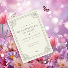 1pc/10pcs/50pcs/100pcs/200pcs Customized Birthday Invitation Cards, Customized Wedding Thank You Cards, Customized Event Cards, Beautifully Designed To Express Heartfelt Gratitude To Each Guest, Greeting Cards, Invitations, Small Cards, Postcards, Booklets, Coupons, Promotional Cards,Multi-Functional, Ornamental,Reusable,Exquisite,Stylish,High-Quality,Colorful,Modern,Custom,Personalized,Unique,Ideal Gifts For Him,Ideal Gifts For Her,Boyfriend,Dad,Girlfriend,Mom,Family,Friends,Tea Room,Home,Garden,Office,For Anniversaries,For Valentine's Day,For Mother's Day,For Birthdays,For Father's Day,For Graduation,For Weddings,For Housewarming,Customized Wedding Crafts