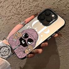 1 pièce Coque de téléphone de protection d'objectif minimaliste, design esthétique rose compatible avec iPhone 16 Pro Max, 15, 14 Plus, 13, 12, 11 et séries