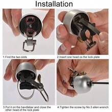 ROCKBROS Retro Bike Bell Copper Crisp Cycling Bicycle Handlebar Bell Alarm Ring