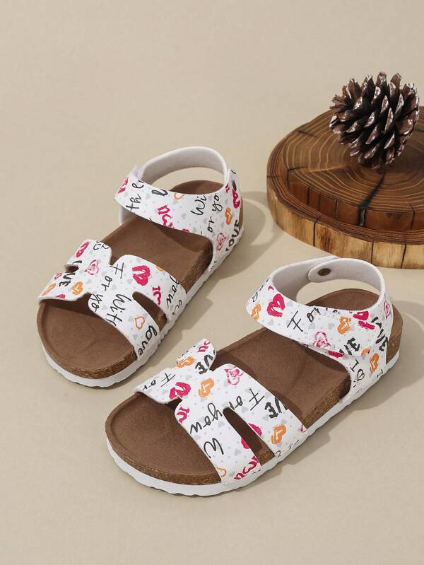Sandales à fleurs décoratives mignonnes pour enfants, légères et respirantes, convenant pour les vacances, la plage et les fêtes