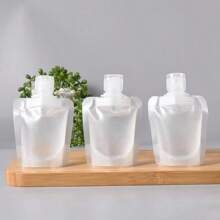 10pcs Travel Bottles Set, 100ml/50ml/30ml Portable Refillable Containers For Face Wash, Shampoo, Conditioner, Body Wash Back To School