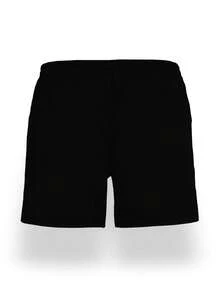 Quần short nam mùa hè in họa tiết 3D Seagull, cạp chun, nhanh khô, hai lớp, có lót lưới, quần short đi biển thường ngày thời trang cho kỳ nghỉ, phong cách Hawaii - Đen và trắng - Xem 5