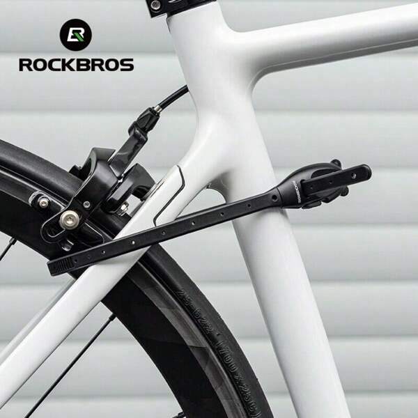 ROCKBROS Candado de bicicleta ROCKBROS, desbloqueo con un solo clic sin necesidad de llave, cable ajustable para ciclismo al aire libre, reforzado con acero inoxidable