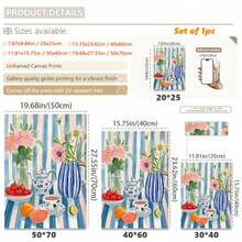 1 件，帆布挂画，带框装饰画，带框，易于悬挂，墙面艺术，海报，现代，厨房墙面艺术，厨房印刷品，食物印刷品，现代厨房装饰，餐厅墙面艺术，时尚厨房装饰，家居装饰，房间装饰 - 彩色 - 查看 3