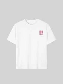 Set de 2 camisetas de cuello redondo de manga corta con estampado casual para niñas, adecuadas para que los estudiantes usen en verano - Camiseta gráfica con tortuga marina y flores de colores que traen alegría y felicidad a cada niño! Ropa infantil, camiseta gráfica para niñas, top de verano, ropa para niñas preadolescentes