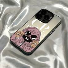1 pièce Coque de téléphone de protection d'objectif minimaliste, design esthétique rose compatible avec iPhone 16 Pro Max, 15, 14 Plus, 13, 12, 11 et séries