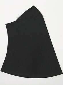 1pc Women's Fashionable Solid Color Headscarf, Elegant & Comfortable Hijab, Convenient Crystal Linen Head Wrap For Daily Outdoor Sun Protection - Crystal Linen Convenient Headband - View 6