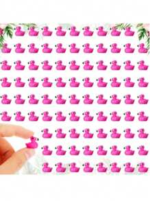 19/45pcs Pink Flamingo Figurines, Limited Time Offer, Resin Decorations For Outdoor Holiday, Tabletop, Indoor Decor, Crafts, Party Supplies And Small Gifts