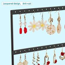 Earring Display For Vendors, Large Earring Holder Organizer Stand For Retail With 5 Tiers & 120 Holes