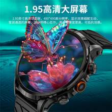 LOKMAT APPLLP 8 PRO 4g智能手表 1.85 HD大圆屏 高清摄像头 心率 血氧 呼吸 健康功能检测 可插2G/3G/4G/5G电话卡 支持WiFi上网 APP下载 Android系统8.1手表支持GPS/北斗/Granus/AGPS/LBS/WIFI - 黑色 - 查看 6