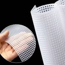Sewing Plastic Canvas Sheets White Mesh Sheets For DIY Embroidered Woven Crafts