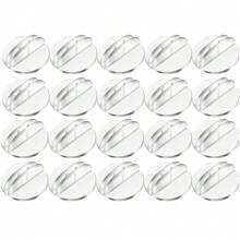 5/10/20/50/100 Stücke klare Tischkartenstände, Miniatursockel Spielbrett Kartenständer Papierkartenklammern für Hochzeitspartys Nummern Anzeigeständer