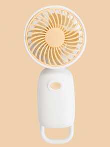 1pc Back-To-School Mini Handheld Fan With Strap, Battery Not Included (2x Size 7 Batteries Required) - Multicolor - View 17