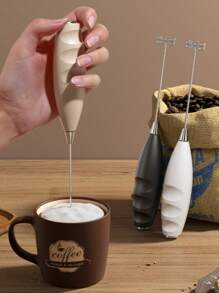 New Milk Frother, Powerful Hand Milk Frother, Mini Milk Frother, Coffee Mixer, Stainless Steel Coffee & Beverage Mixer, For Latte, Cappuccino, Matcha, Hot Chocolate, Portable Foam Maker, Cordless Electric Mini Coffee Maker Back To School