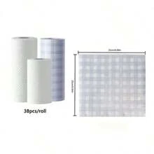 1pc Lazy Person's Kitchen Disposable, Washable, Dry-Wet Dual-Purpose, Thickened Oil-Removing Cleaning Paper Towel, Non-Stick Dishwashing Cloth, Washable, Dry-Wet Dual-Purpose, Thickened Oil-Removing Cleaning Paper Towel, Non-Woven Fabric Dishwashing Cloth, Household Dishwashing Cloth, Household, Cleaning, Multi-Functional Thickened Dishwashing Cloth