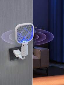 JMMO USB-betriebener Moskito-Swatter-Falle mit UV-Licht, tragbare Insekten-Schläger-Mückenvernichter-Lampe für Zuhause, Outdoor, Auto, Camping, Reise, Hotel - Schädlingsvertreiber