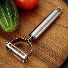 1pc, Fruit Peeler, Kitchen Vegetable Peeler, Potato Peeler, Vegetable Slicer, Fruit Slicer, Chopper, Multifunctional Vegetable Slicer, Melon Slicer, Peel Scraper, Kitchen Tools, Kitchen Small Tools, Dormitory Essentials - 1 PC - View 3