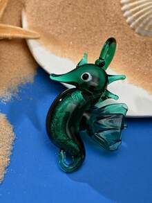 1/3/5/7/10/15/20/25/30/50pcs Multi-Color Enameled Ceramic Hand-Painted Sea Horse Decor, Suitable For DIY Jewelry Making Like Pendant Necklace, Earrings, Keychain, Phone Strap For Family, Couples, Friends As Gifts - Multicolor - View 15