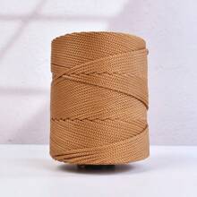 1 Pieza de Cuerda de Poliéster Crochet Bolsa Cuerda Macrame Hilo Crochet Regalo para Tejedores Hilo para Hacer Sombrero DIY, Bolso, Suéter, Sombrero