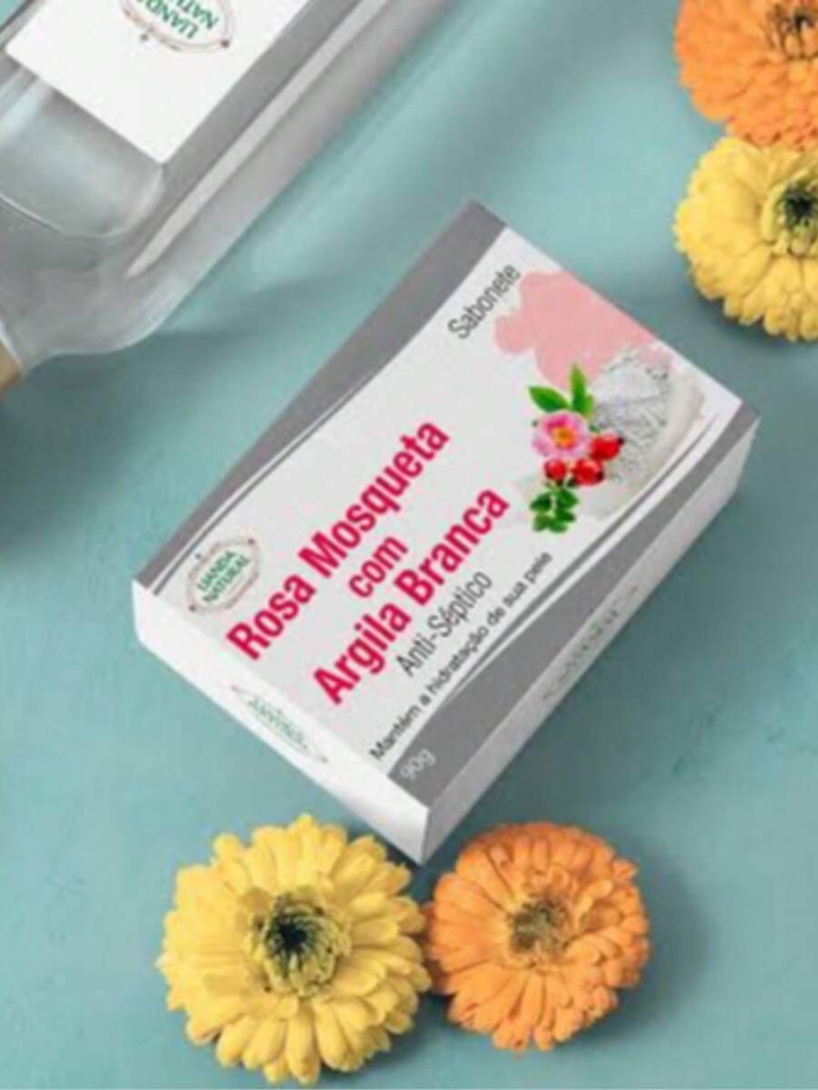 Natural Bar Soap SULFUR - 90gr - - 藕粉色 - 查看 1