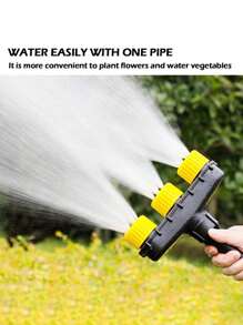 1PC Multi-Nozzle Adjustable High Flow Spray Head For Home Garden, Agricultural Use, PP Material Gardening Sprinkler For Flowers, Farms, Lawns, Vegetables Irrigation