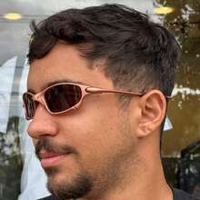 Julieta 24 Polarized X Metal Penni Double Sunglasses - Rust Brown - View 1