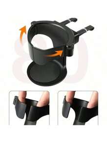 1pc Multifunctional Universal Car Air Vent Drink Holder With Cup Tray, Car Cup Holder Mounted On Air Vent, Ashtray Rack