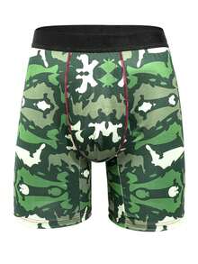 Random10Packs Fashion Printed Men's Underwear Casual Shorts Lengthened Men Men's Boxer Briefs Underwear Shorts Boxer Underwear Shorts - Multicolor - View 3