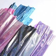 1 Meter Holographic Iridescent Shiny Mirrored Star Glitter Mesh Fabric, Suitable For Creative Wedding Stage Performance Mermaid Costume Design - Multicolor - View 10