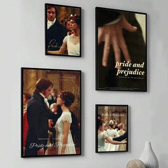 1pc Classic Romantic Comedy Movies Pop Pride Prejudice Posters Canvas Painting Wall Arts Home Decor Living Room No Frame ﻿