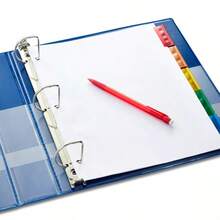 [Buy One Get One Free]Up&Up™ 1.5" 3 Ring Binder With Clear View - Deluxe Durable Design, D-Ring Style Holds 375 Sheets (More Than Round Rings), 2 Interior Pockets For Extra Storage, Snagless Lock For Smooth Page Turning, Compare To Avery® Durable™, Perfect For Organizing Documents & Creating Professional Portfolios, 4.7/5 Stars With 2430 Reviews - Blue - View 2