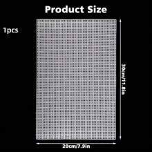 Sewing Plastic Canvas Sheets White Mesh Sheets For DIY Embroidered Woven Crafts